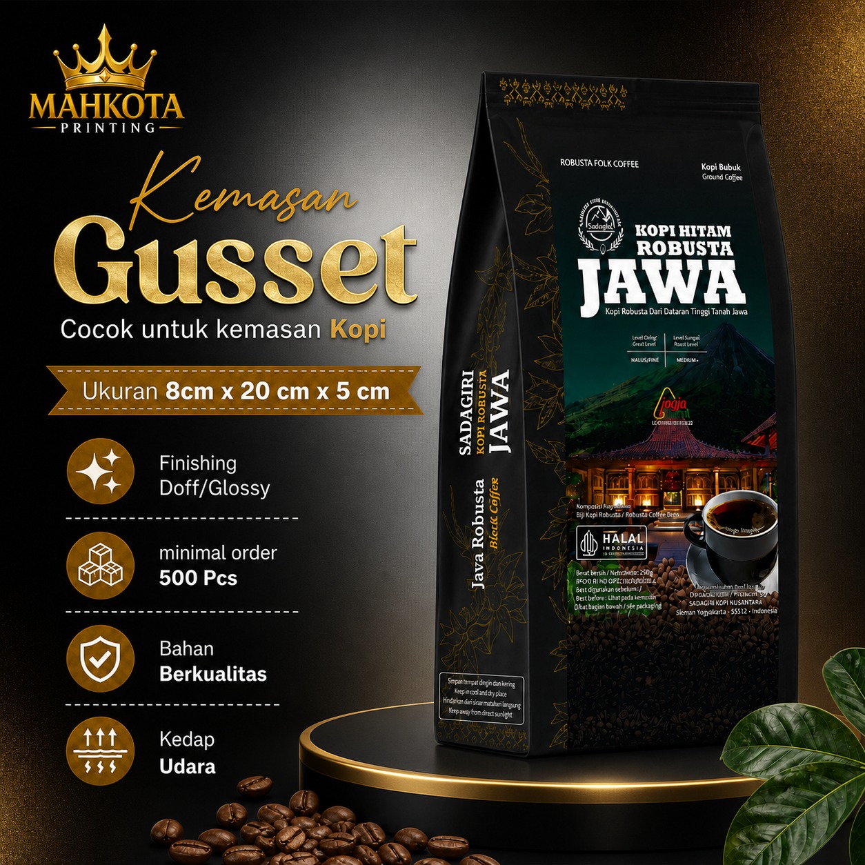 Kemasan Gusset - Mahkota Kemasan