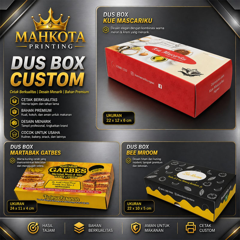 Cetak Hardbox dan Softbox Custom Premium