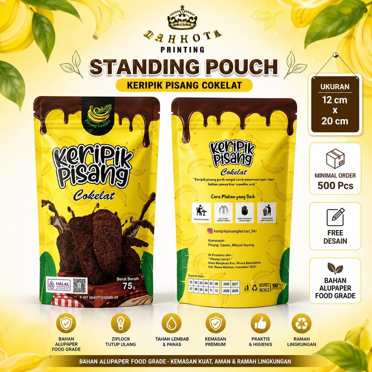 Standing Pouch 12 x 20 cm