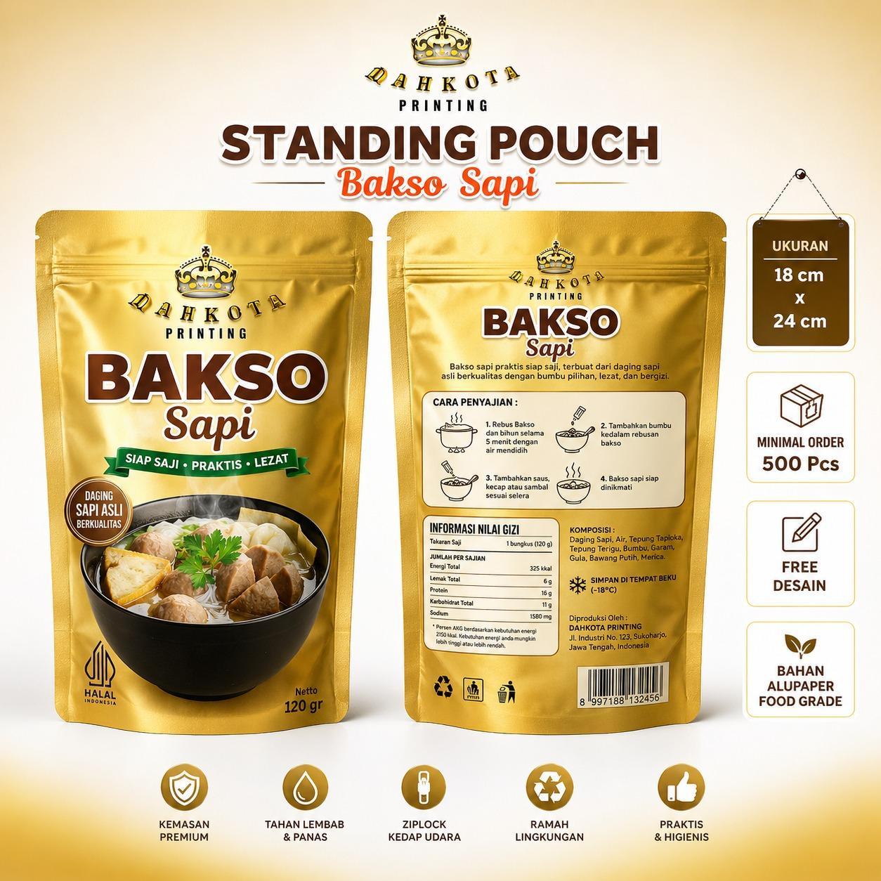 Standing Pouch 18 x 24 cm